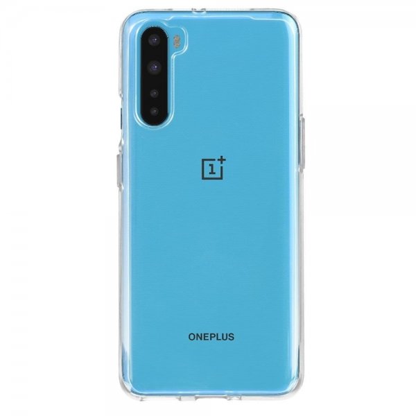 Krusell OnePlus Nord -kuori, SoftCover, läpinäkyvä