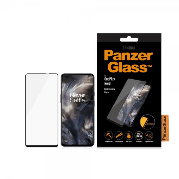 PanzerGlass OnePlus Nord/Nord 2 5G Näytönsuoja CaseFriendly Edge-to-Edge
