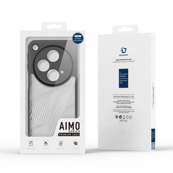 Dux Ducis OnePlus Open -kuori, Aimo Series, musta