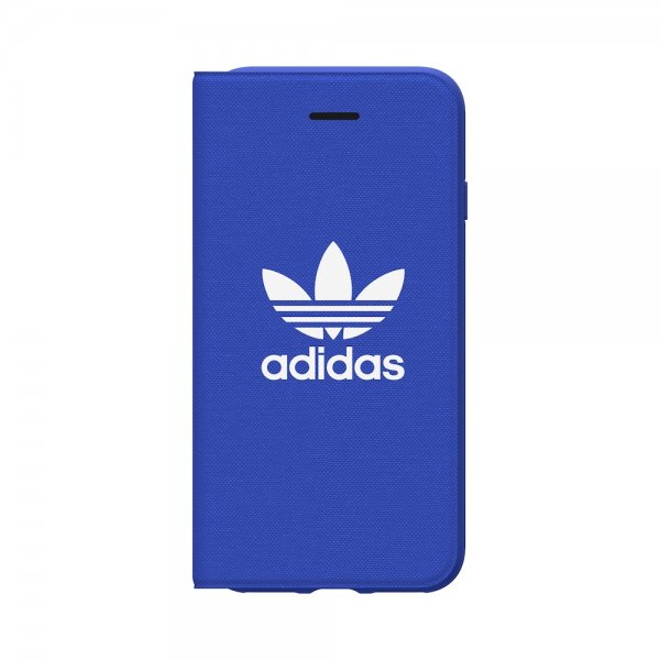 Adidas iPhone 6/6S/7/8/SE suojakuori TAI Booklet Case ADICOLOR SS18 Sininen