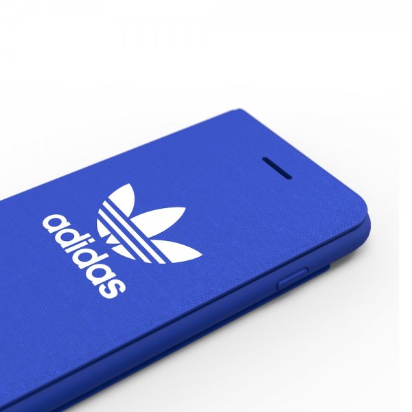 Adidas iPhone 6/6S/7/8/SE suojakuori TAI Booklet Case ADICOLOR SS18 Sininen