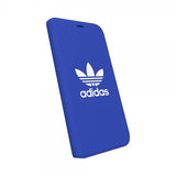 Adidas iPhone X/Xs -kotelo TAI Booklet Case ADICOLOR SS18 Sininen