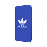 Adidas iPhone X/Xs -kotelo TAI Booklet Case ADICOLOR SS18 Sininen