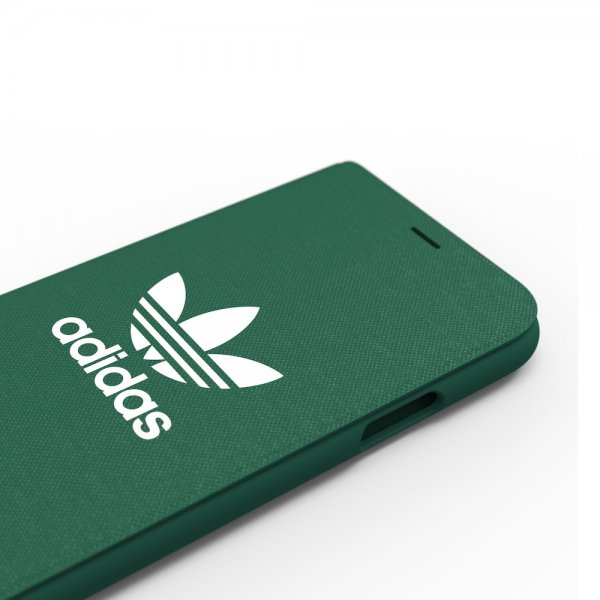 Adidas iPhone X/Xs Kotelo TAI Kirjakotelo ADICOLOR SS18 Vihreä