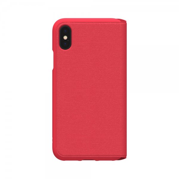 Adidas iPhone X/Xs -kotelo TAI kirjakotelo ADICOLOR SS18 Punainen