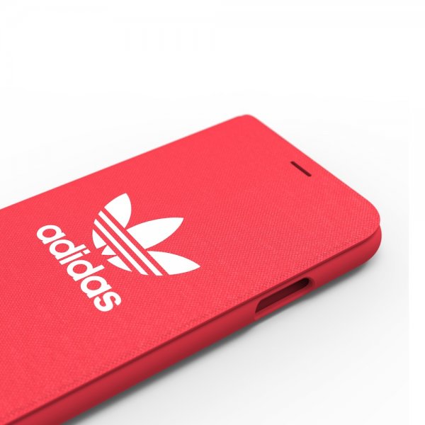 Adidas iPhone X/Xs -kotelo TAI kirjakotelo ADICOLOR SS18 Punainen