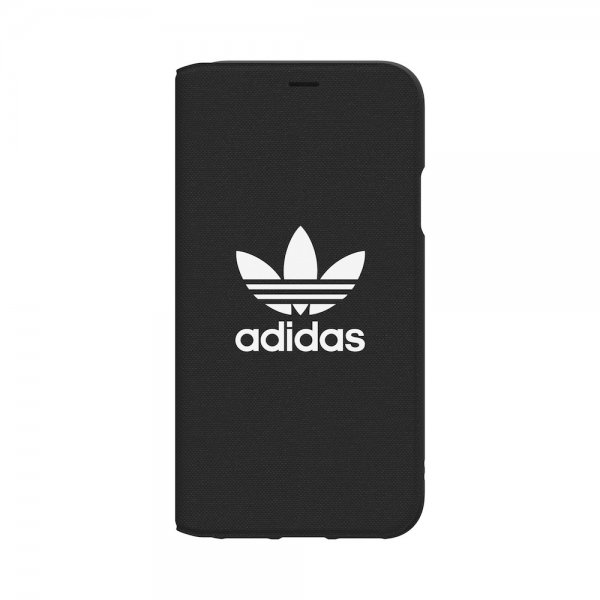 Adidas iPhone X/Xs -kotelo TAI kirjakotelo ADICOLOR SS18 Musta