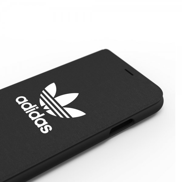 Adidas iPhone X/Xs -kotelo TAI kirjakotelo ADICOLOR SS18 Musta