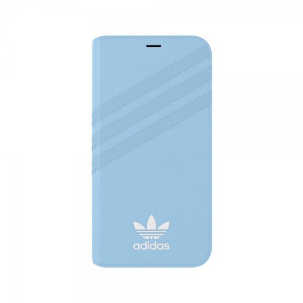 Adidas iPhone X/Xs -suojakotelo TAI Booklet Case Suede FW18 Sininen