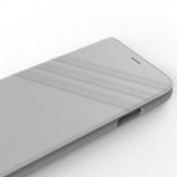 Adidas iPhone X/Xs -kotelo TAI Booklet Case Suede FW18 Harmaa