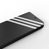 Adidas iPhone Xs Max -kotelo TAI Booklet Case FW18, musta/valkoinen