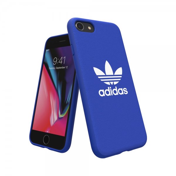 Adidas iPhone 6/6S/7/8/SE Kuori OR Moulded Case ADICOLOR SS18 Sininen