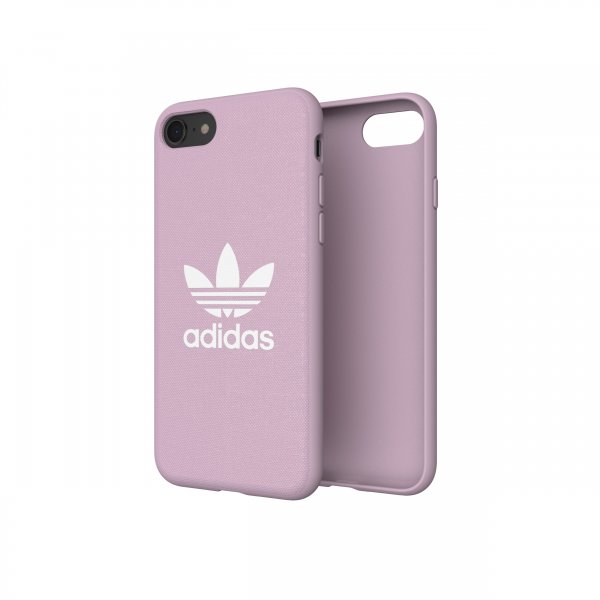 Adidas iPhone 6/6s/7/8/SE Kuori OR Moulded Case Canvas FW18 Clear Pink
