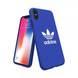 Adidas iPhone X/Xs -kuoret / Moulded Case ADICOLOR SS18 Sininen