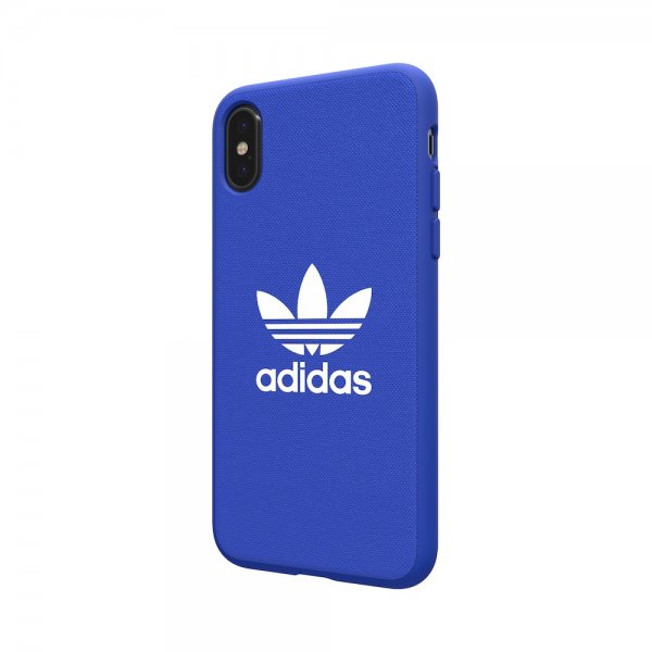 Adidas iPhone X/Xs -kuoret / Moulded Case ADICOLOR SS18 Sininen