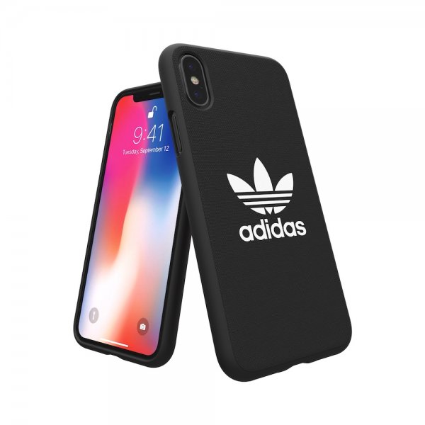 Adidas iPhone X/Xs -kuori TAI Trefoil Snap Case ADICOLOR SS18 Musta