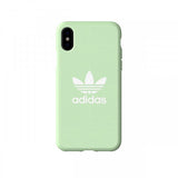 Adidas iPhone X/Xs -kuori TAI Muotoonvalettu kuori kangas FW18 Clear Mint