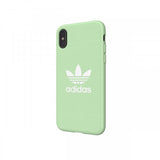 Adidas iPhone X/Xs -kuori TAI Muotoonvalettu kuori kangas FW18 Clear Mint