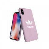 Adidas iPhone X/Xs -kuori OR Moulded Case Canvas FW18 Clear Pink