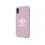 Adidas iPhone X/Xs -kuori OR Moulded Case Canvas FW18 Clear Pink