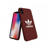 Adidas iPhone X/Xs -kuori TAI Trefoil Snap Case Canvas FW18 Maroon