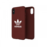 Adidas iPhone X/Xs -kuori TAI Trefoil Snap Case Canvas FW18 Maroon