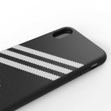 Adidas iPhone X/Xs -kuori TAI Muotoonvalettu kotelo FW18 Musta