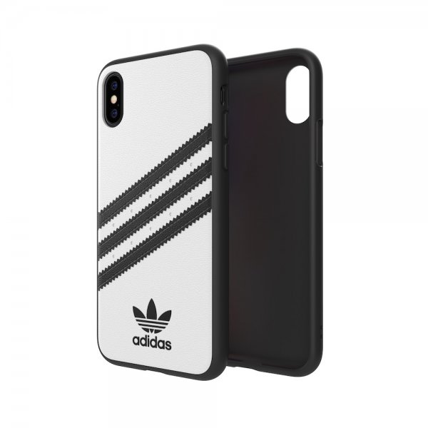 Adidas iPhone X/Xs kuori OR Moulded Case FW18 Valkoinen Musta