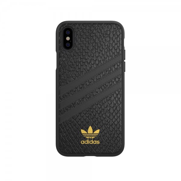 Adidas iPhone X/Xs -kuori TAI muotoiltu Snake FW18, musta