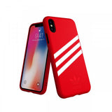 Adidas iPhone X/Xs -kuori OR Moulded Case Suede FW18 Punainen