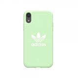 Adidas iPhone Xr Kuori OR Moulded Case Canvas FW18 Clear Mint