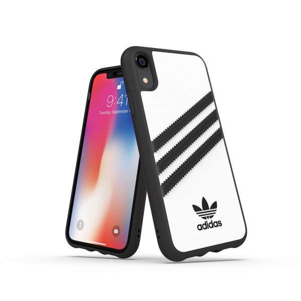 Adidas iPhone Xr Kuoret OR Moulded Case FW18 Valkoinen Musta