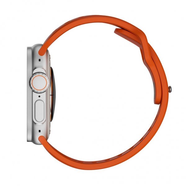 KeyBudz Apple Watch 44/45/46mm/Apple Watch Ultra -ranneke Journey Electric Orange