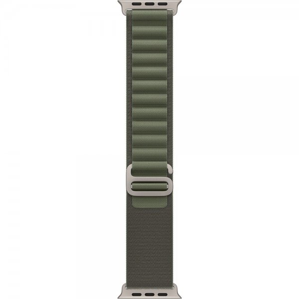Apple Original Apple Watch Ultra 49 mm ranneke Alpine Loop Large Vihreä