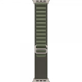 Apple Original Apple Watch Ultra 49 mm ranneke Alpine Loop Large Vihreä