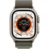 Apple Original Apple Watch Ultra 49 mm ranneke Alpine Loop Large Vihreä