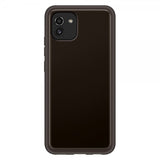 Samsung Original Galaxy A03 Kuori Soft Clear Cover Musta