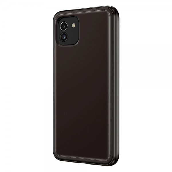 Samsung Original Galaxy A03 Kuori Soft Clear Cover Musta
