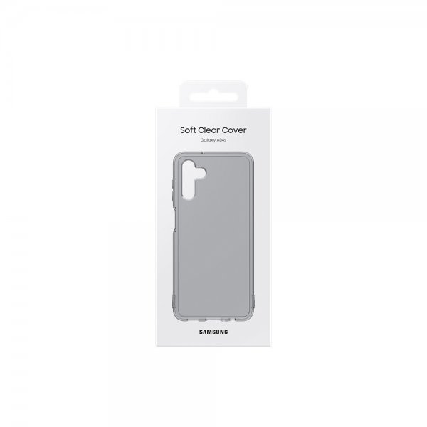 Samsung Original Galaxy A04s Kuori Soft Clear Cover Musta