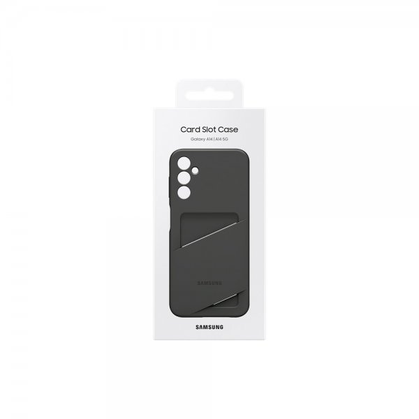 Samsung Original Galaxy A14 -korttikotelot mustana