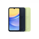 Samsung alkuperäinen Galaxy A15 -suojakuori, jossa korttipaikka, lime