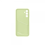 Samsung alkuperäinen Galaxy A15 -suojakuori, jossa korttipaikka, lime