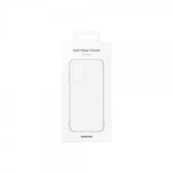 Samsung Original Galaxy A23 5G -suojakuori Soft Clear Cover, läpinäkyvä