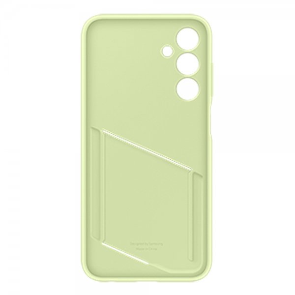 Samsung Original Galaxy A25 -suojakuori, jossa korttipaikka, lime