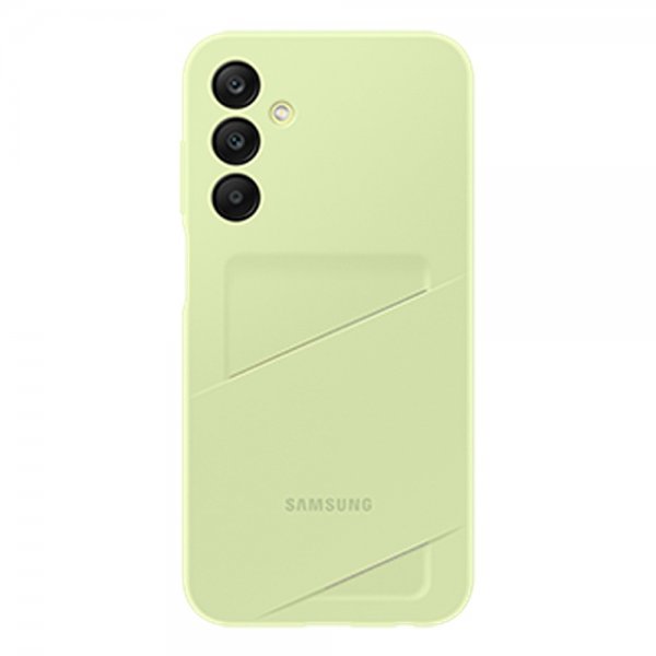 Samsung Original Galaxy A25 -suojakuori, jossa korttipaikka, lime