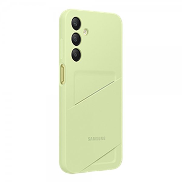 Samsung Original Galaxy A25 -suojakuori, jossa korttipaikka, lime