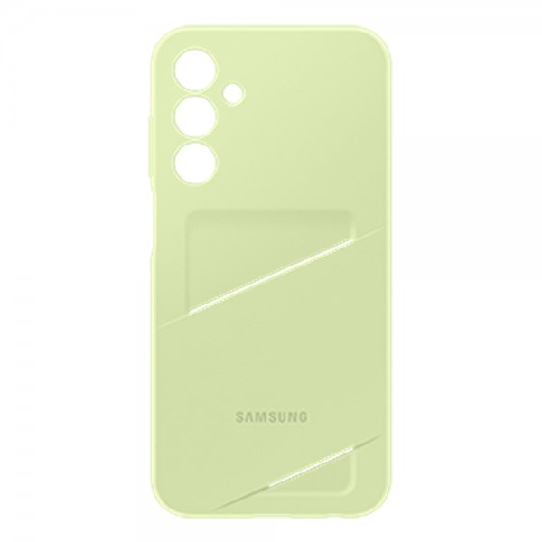 Samsung Original Galaxy A25 -suojakuori, jossa korttipaikka, lime