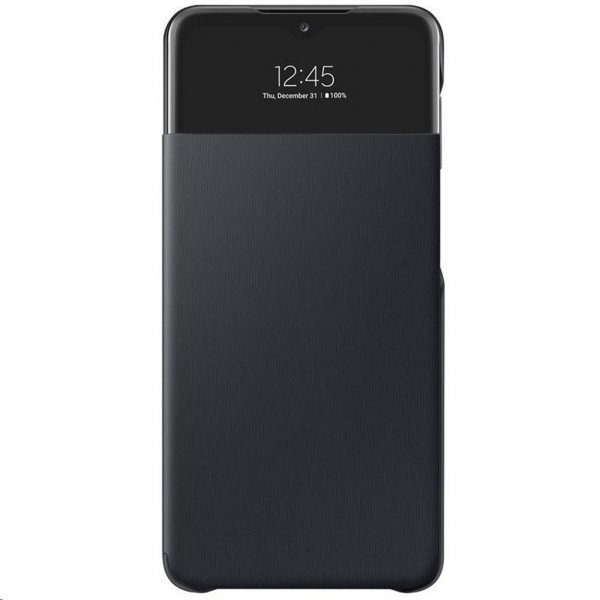 Samsung Original Galaxy A32 5G -suojakotelo, Smart S View Wallet Cover, musta