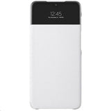 Samsung Alkuperäinen Galaxy A32 5G Kotelo Smart S View Wallet Cover Valkoinen