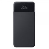 Samsung Alkuperäinen Galaxy A33 5G Kotelo Smart S View Wallet Cover Musta